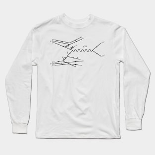 Feynman Diagram - Proton Scattering Long Sleeve T-Shirt